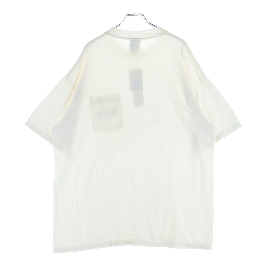 READY MADE(レディメイド) 24SS POCKET LOGO Tee ポケット ロゴ 半袖Tシャツ カットソー ホワイト RM-P01-0000-075