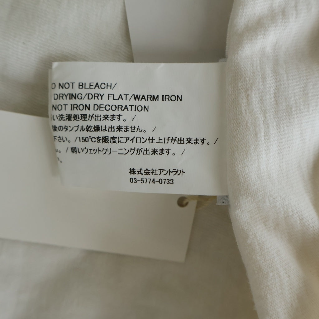 READY MADE(レディメイド) 24SS POCKET LOGO Tee ポケット ロゴ 半袖Tシャツ カットソー ホワイト RM-P01-0000-075