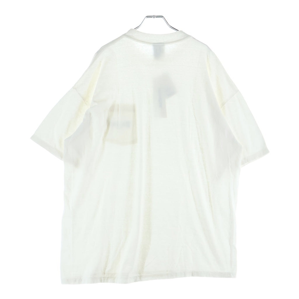 READY MADE(レディメイド) 24SS POCKET LOGO Tee ポケット ロゴ 半袖Tシャツ カットソー ホワイト RM-P01-0000-075