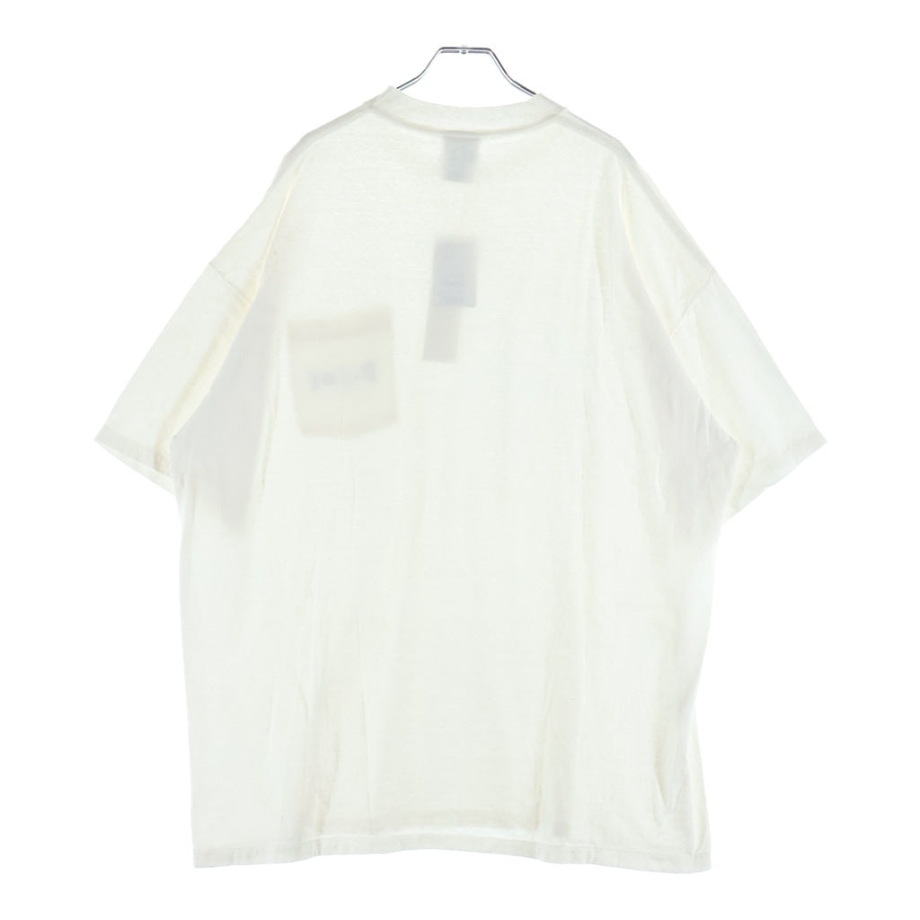 READY MADE(レディメイド) 24SS POCKET LOGO Tee ポケット ロゴ 半袖Tシャツ カットソー ホワイト RM-P01-0000-075