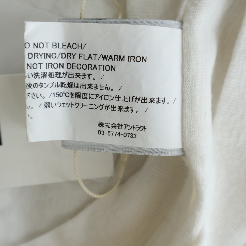 READY MADE(レディメイド) 24SS POCKET LOGO Tee ポケット ロゴ 半袖Tシャツ カットソー ホワイト RM-P01-0000-075