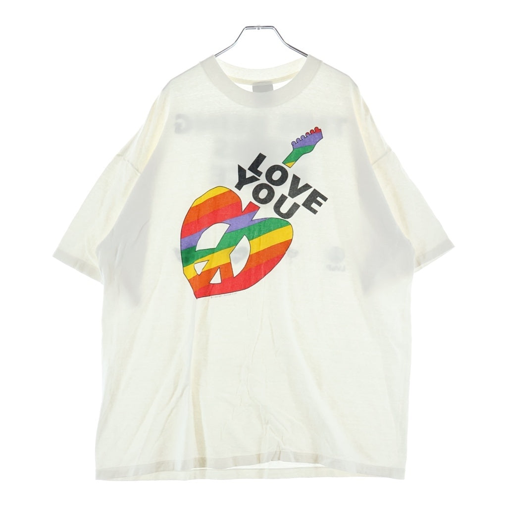 READY MADE(レディメイド) 24SS PEACE Tee ピース 半袖Tシャツ カットソー ホワイト RM-P01-0000-072