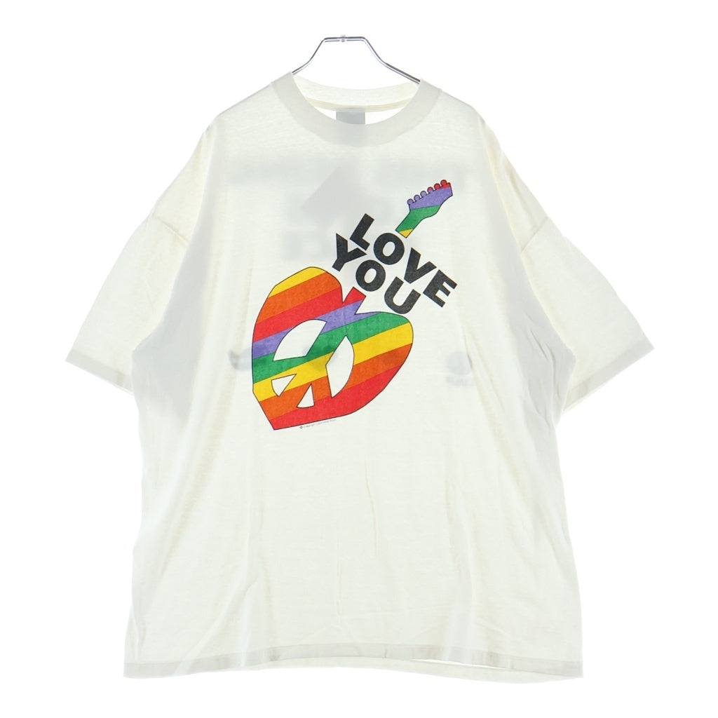 READY MADE(レディメイド) 24SS PEACE Tee ピース 半袖Tシャツ カットソー ホワイト RM-P01-0000-072