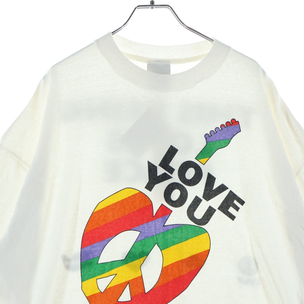 READY MADE(レディメイド) 24SS PEACE Tee ピース 半袖Tシャツ カットソー ホワイト RM-P01-0000-072