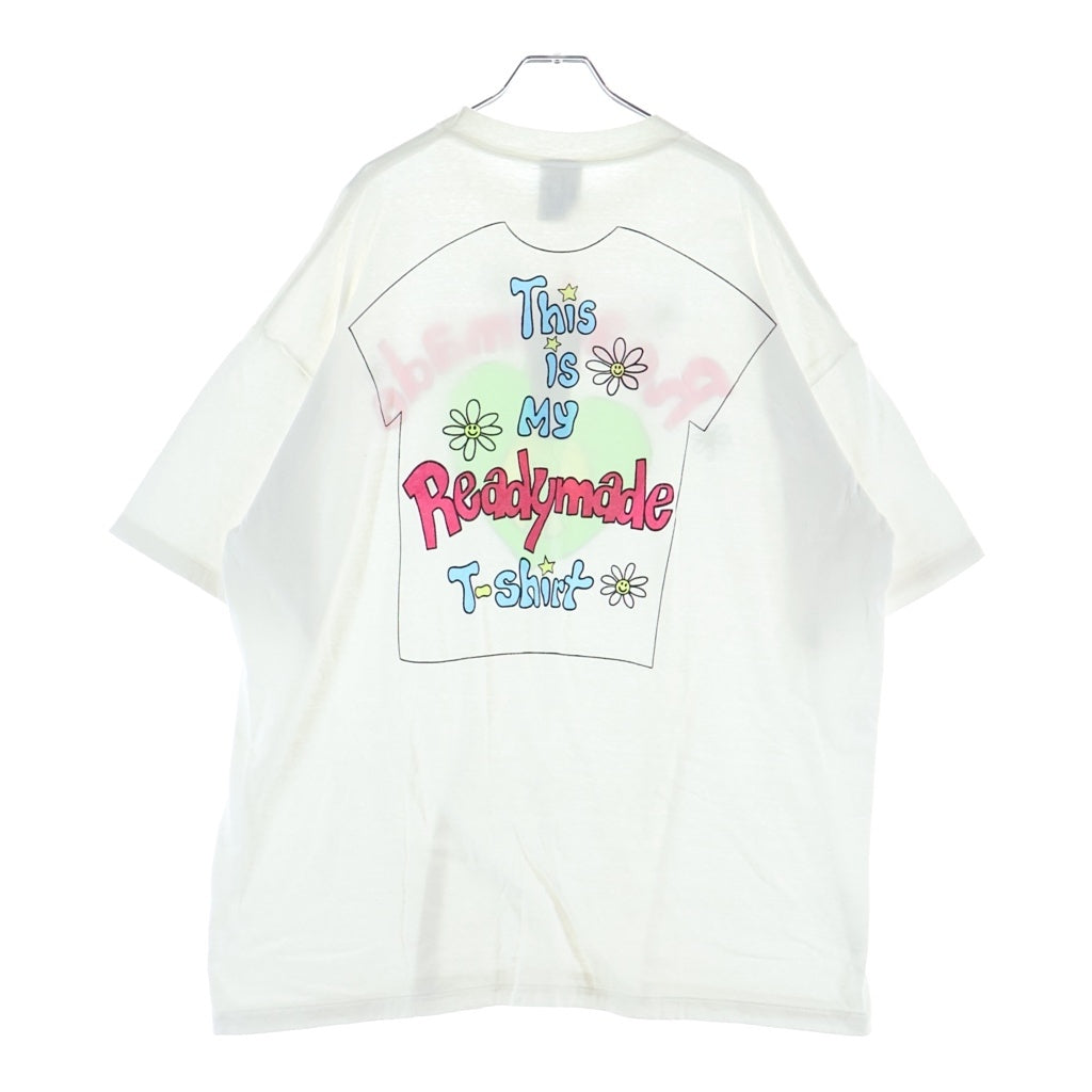 READY MADE(レディメイド) 24SS THIS IS MY Tee ディスイズマイ 半袖Tシャツ カットソー ホワイト RM-P01-0000-073