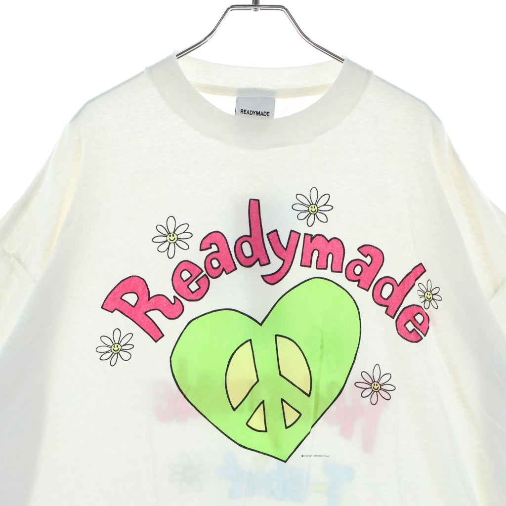READY MADE(レディメイド) 24SS THIS IS MY Tee ディスイズマイ 半袖Tシャツ カットソー ホワイト RM-P01-0000-073