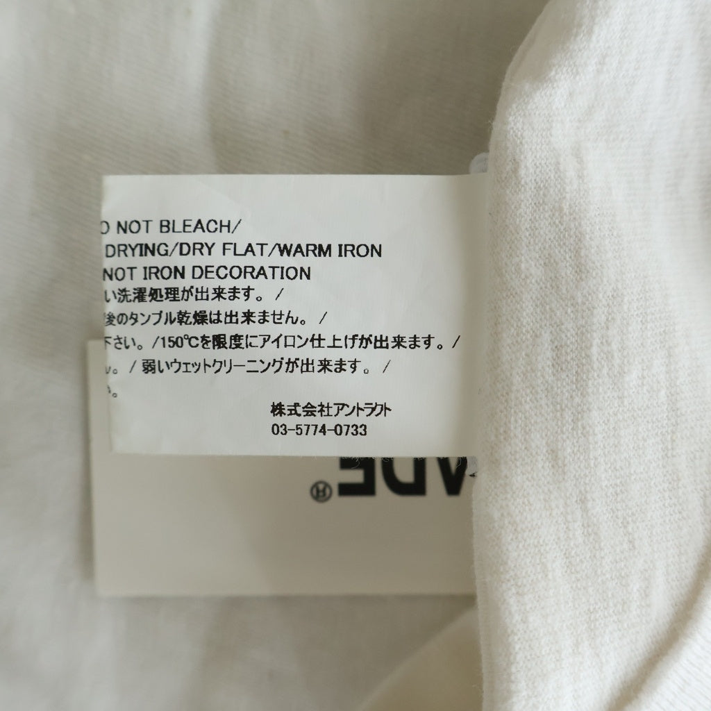 READY MADE(レディメイド) 24SS THIS IS MY Tee ディスイズマイ 半袖Tシャツ カットソー ホワイト RM-P01-0000-073