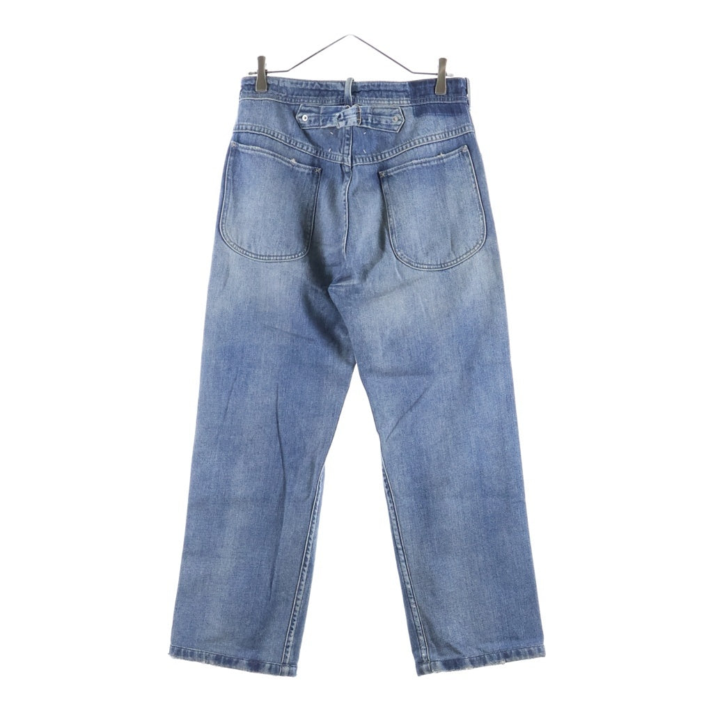 Maison Margiela(メゾンマルジェラ) DISTRESSED 5 POCKETS JEANS ウォッシュ加工 ストレート デニムパンツ インディゴ S50LA0240 S30383