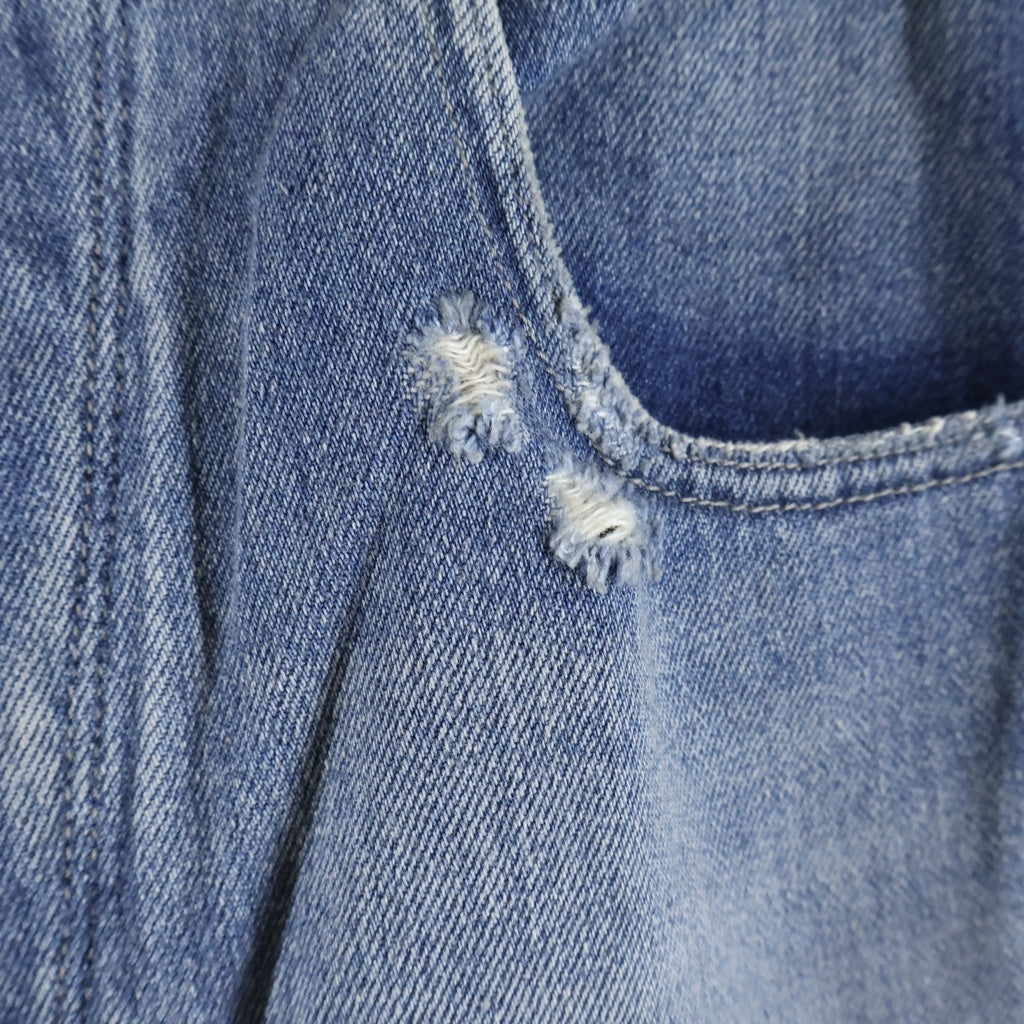 Maison Margiela(メゾンマルジェラ) DISTRESSED 5 POCKETS JEANS ウォッシュ加工 ストレート デニムパンツ インディゴ S50LA0240 S30383