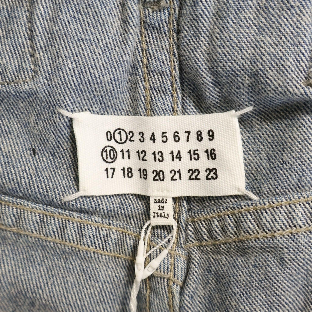 Maison Margiela(メゾンマルジェラ) DISTRESSED 5 POCKETS JEANS ウォッシュ加工 ストレート デニムパンツ インディゴ S50LA0240 S30383