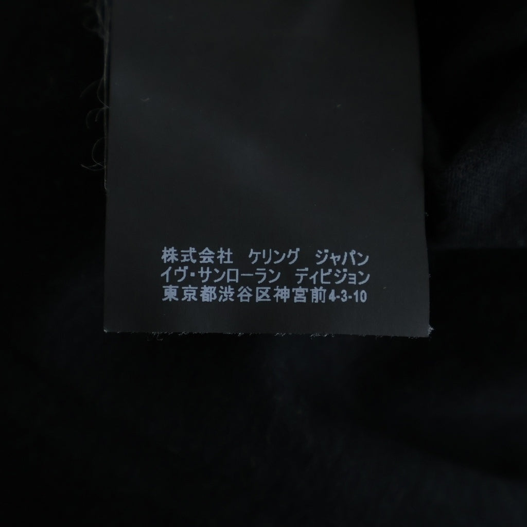 SAINT LAURENT PARIS(サンローランパリ) 18SS 1971 Logo Tee ロゴ プリント 半袖Tシャツ カットソー ブラック 528629 YB2VM