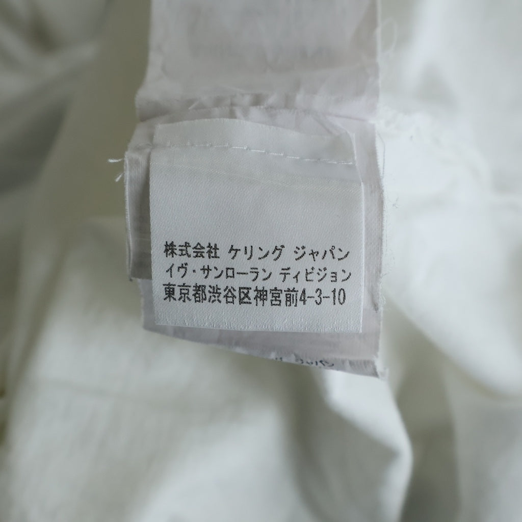 SAINT LAURENT PARIS(サンローランパリ) 16SS エディ期 Blood Luster Logo Tee ブラッドスター ヴァンパイア ロゴ プリント 半袖Tシャツ カットソー ホワイト 378983 Y2LS1