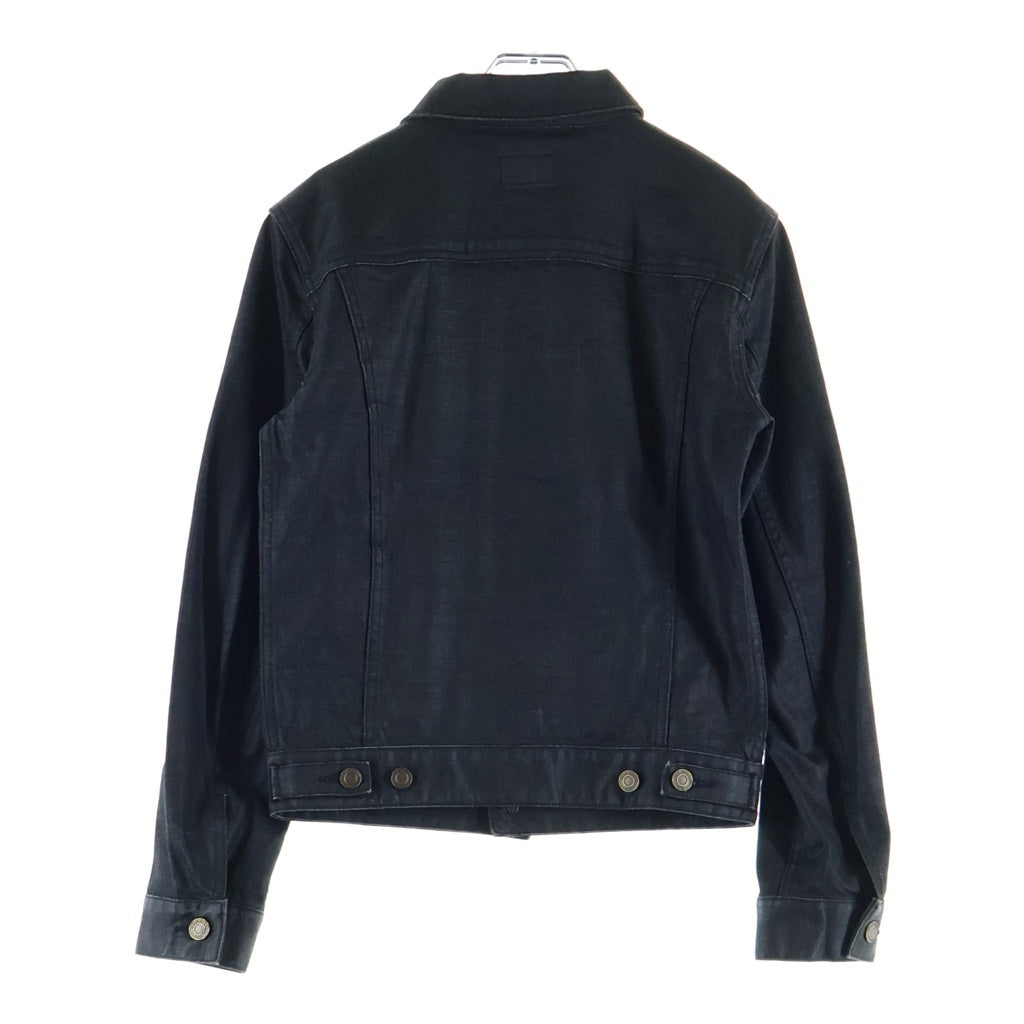 SAINT LAURENT PARIS(サンローランパリ) 13AW エディ期 DJ01M Denim Jacket コーティング Gジャン デニムジャケット ブラック 347057 YM92R
