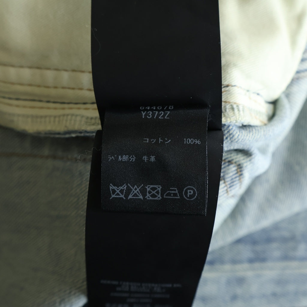 SAINT LAURENT PARIS(サンローランパリ) 21AW ウォッシュ加工 デニム パンツ インディゴ 644678 Y372Z