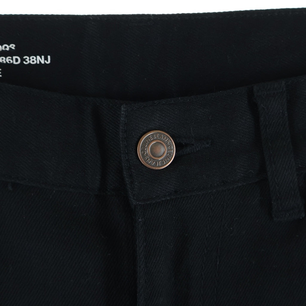 CELINE(セリーヌ) 19AW エディ期 M-SK-003 ストレッチ スリム スキニー デニム パンツ ブラック N020 786D 38NJ