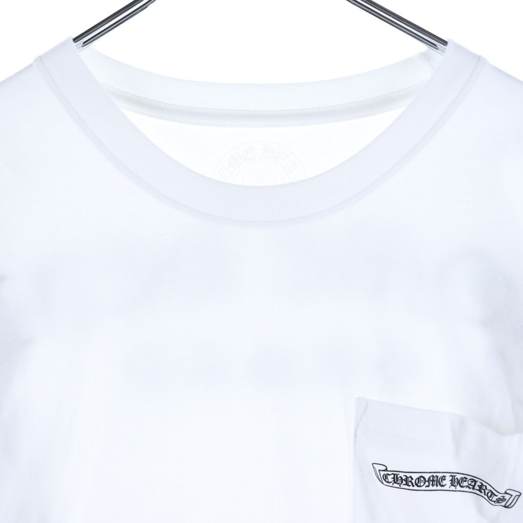 CHROME HEARTS(クロムハーツ) CH L/S T-SHIRT バックアーチロゴ 長袖Tシャツ ロンT ホワイト