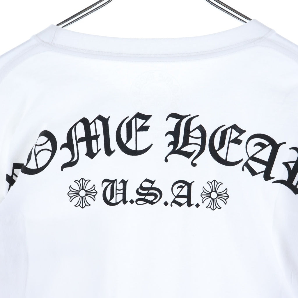 CHROME HEARTS(クロムハーツ) CH L/S T-SHIRT バックアーチロゴ 長袖Tシャツ ロンT ホワイト