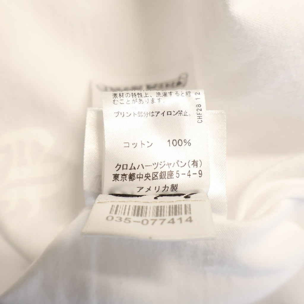CHROME HEARTS(クロムハーツ) CH L/S T-SHIRT バックアーチロゴ 長袖Tシャツ ロンT ホワイト