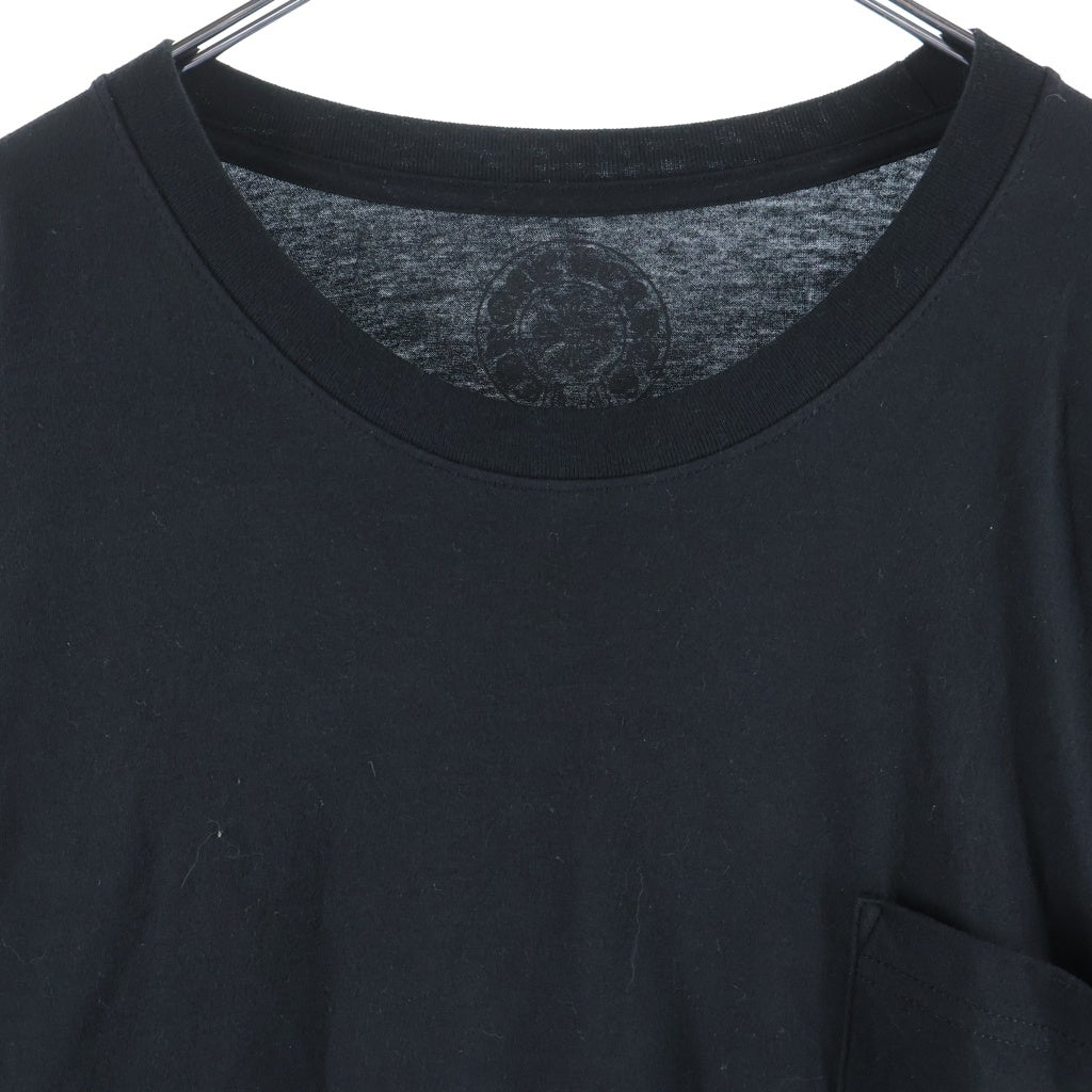 CHROME HEARTS(クロムハーツ) CH L/S T-SHIRT アームフローラル バックホースシュープリント 長袖Tシャツ ロンT ブラック