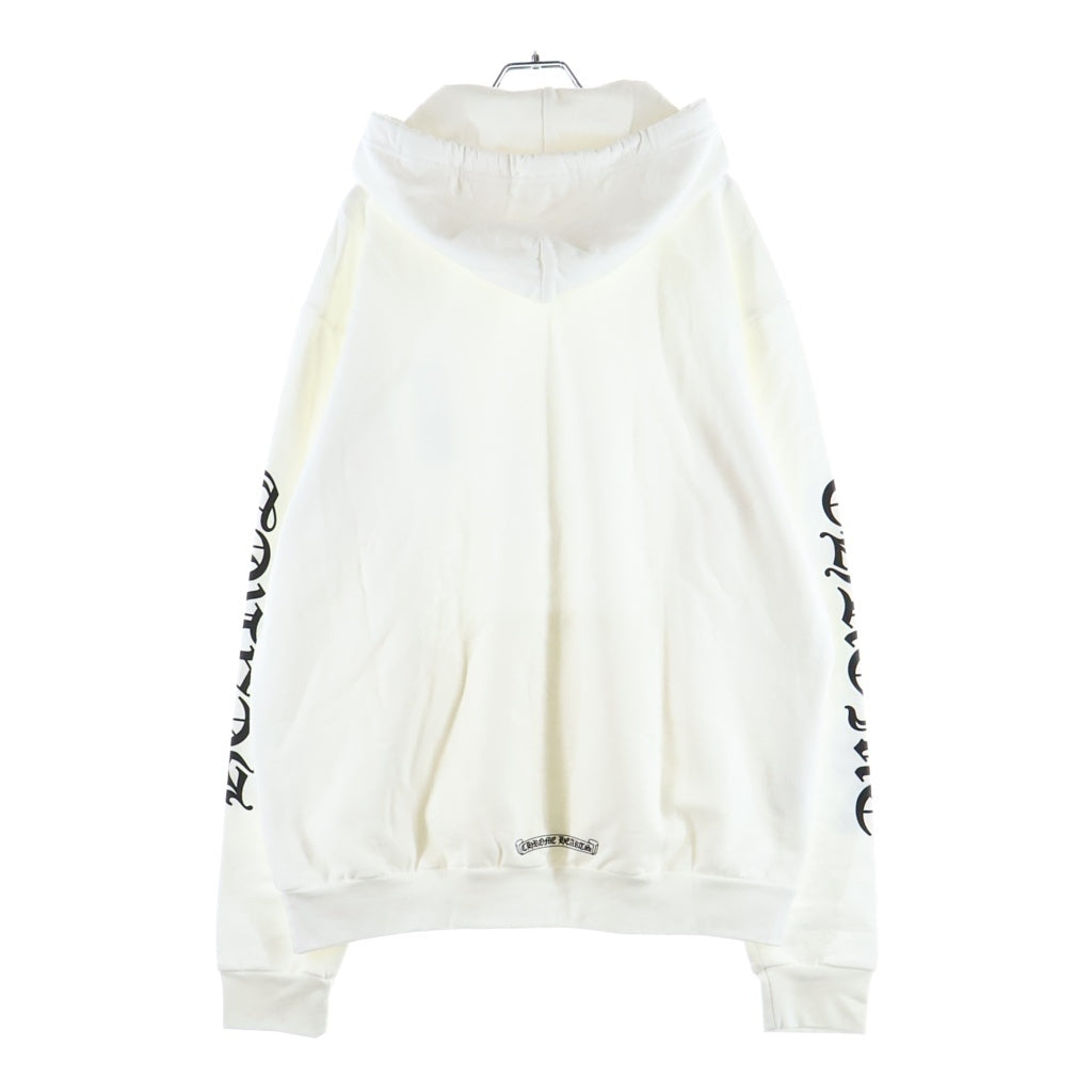 CHROME HEARTS(クロムハーツ) SWTSHRT PLVR アームロゴ プルオーバースウェットパーカー フーディー ホワイト