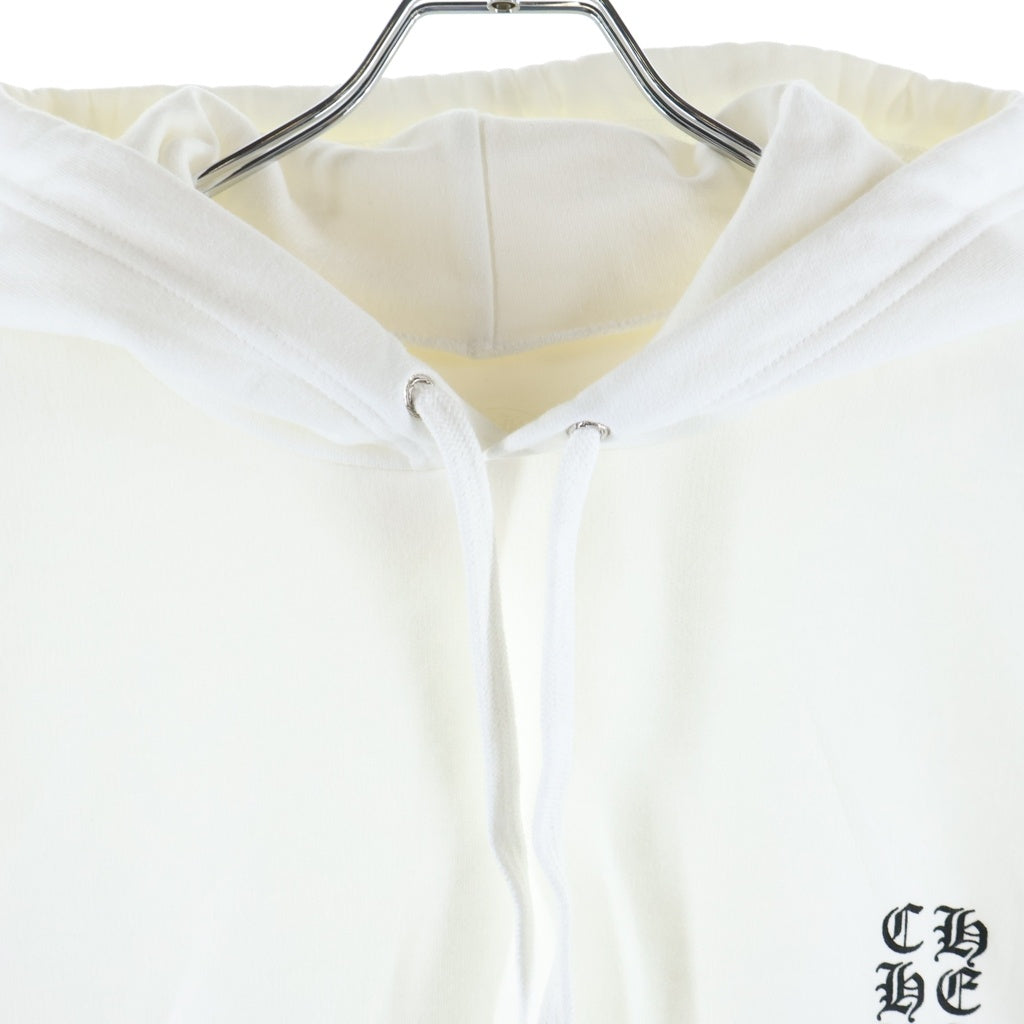 CHROME HEARTS(クロムハーツ) SWTSHRT PLVR アームロゴ プルオーバースウェットパーカー フーディー ホワイト