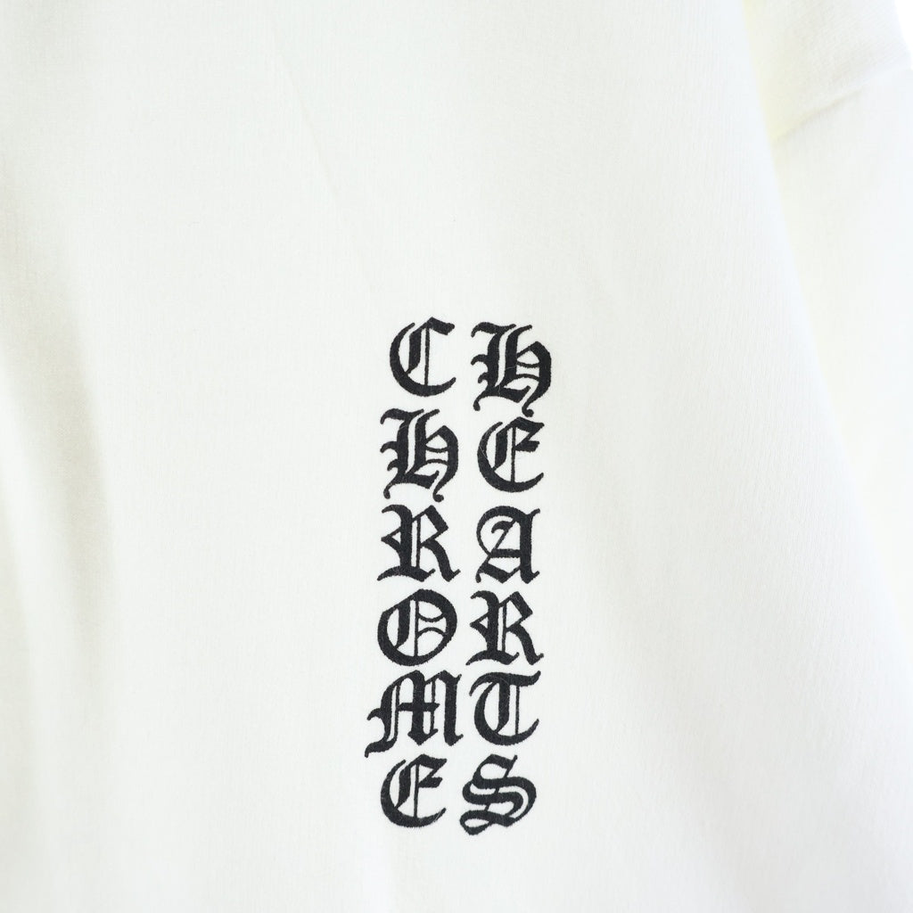 CHROME HEARTS(クロムハーツ) SWTSHRT PLVR アームロゴ プルオーバースウェットパーカー フーディー ホワイト