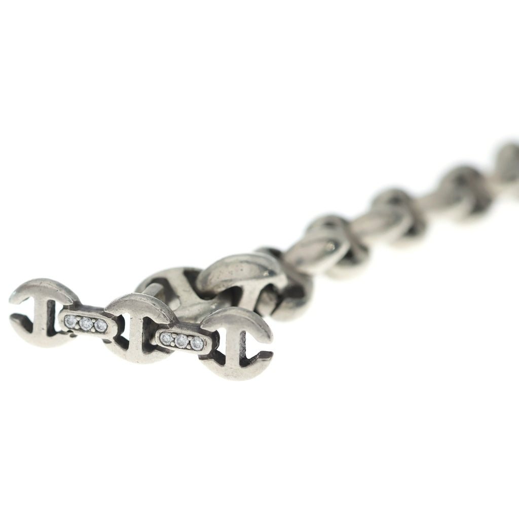 HOORSENBUHS(ホーセンブース) 10mm OPEN-LINK WALLET CHAIN DIAMOND オープンリンク ウォレットチェーン ダイヤモンド シルバー