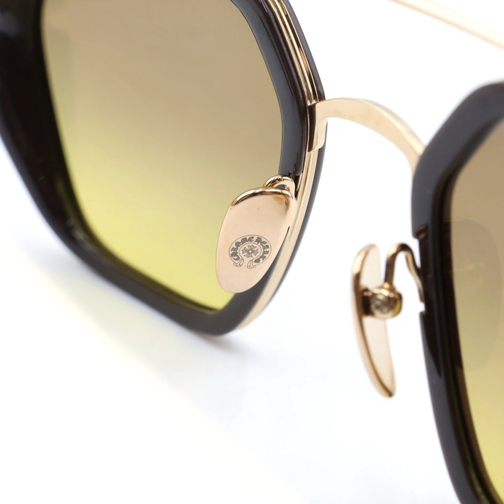 CHROME HEARTS(クロムハーツ) HOTATION ダブルブリッジ ダガーテンプル サングラス 眼鏡 アイウェア ゴールド