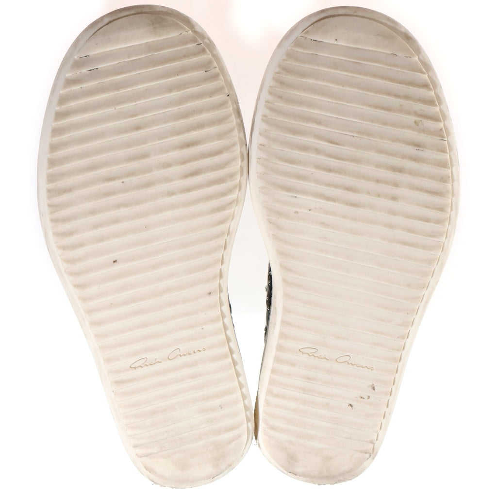 Rick Owens(リックオウエンス) 26SS MEGA BUMPER SNEAKS メガバンパー レザーハイカットシューズ ブラック RU01F2859-LCO