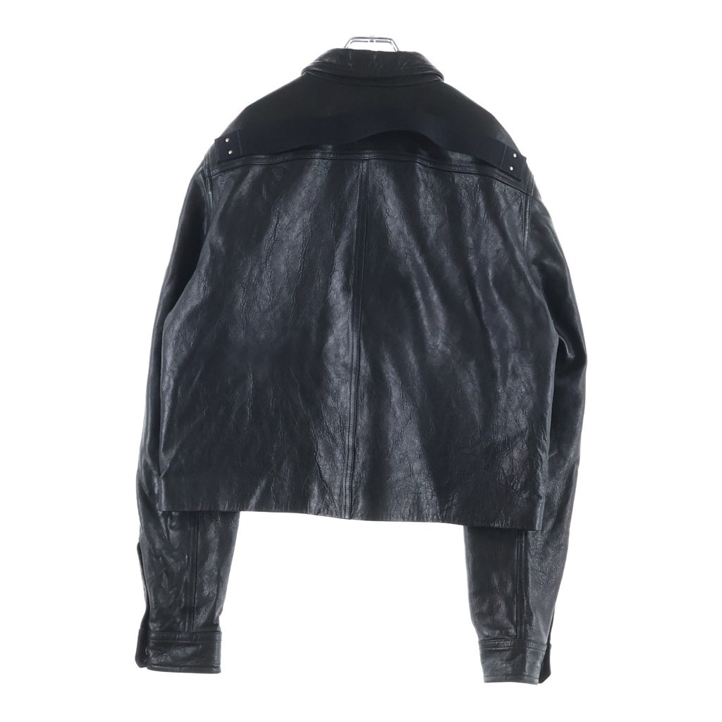 Rick Owens(リックオウエンス) 26SS TOUR ALICE SHIRT アリス ラムレザージャケット ブラック RU01F2742-LBE