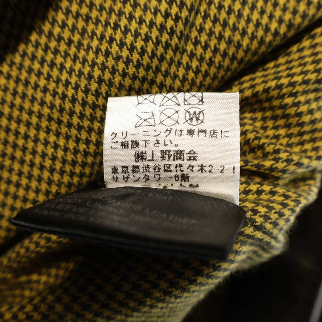 SCHOTT(ショット) Zip Up Leather Riders Jacket ジップアップ レザー ライダース ヴィンテージ加工 ジャケット ブラック 46010