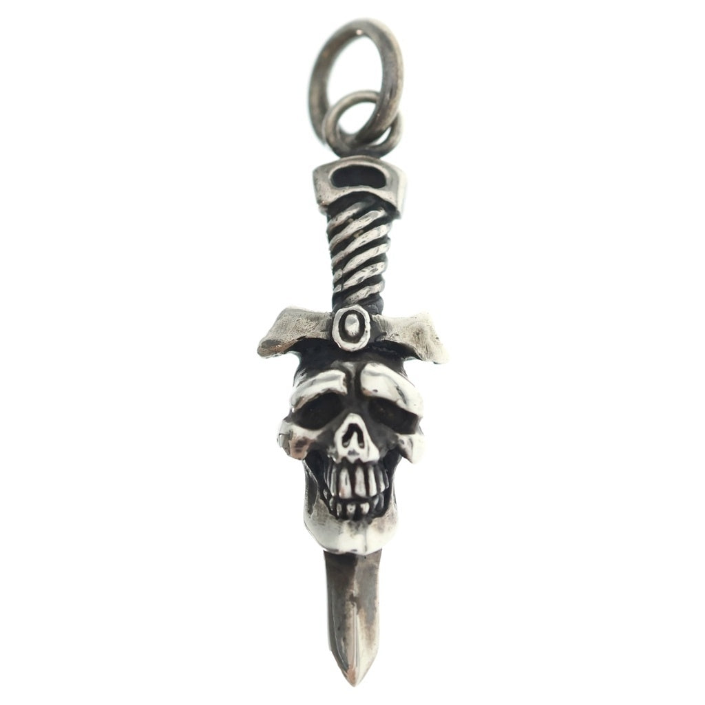 CRAZY PIG(クレイジーピッグ) SKULL & DAGGER AMULET PENDANT スカル&ダガー アミュレット ペンダント シルバー