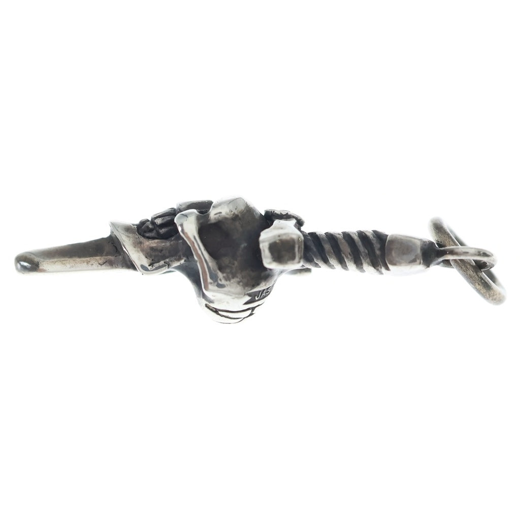 CRAZY PIG(クレイジーピッグ) SKULL & DAGGER AMULET PENDANT スカル&ダガー アミュレット ペンダント シルバー