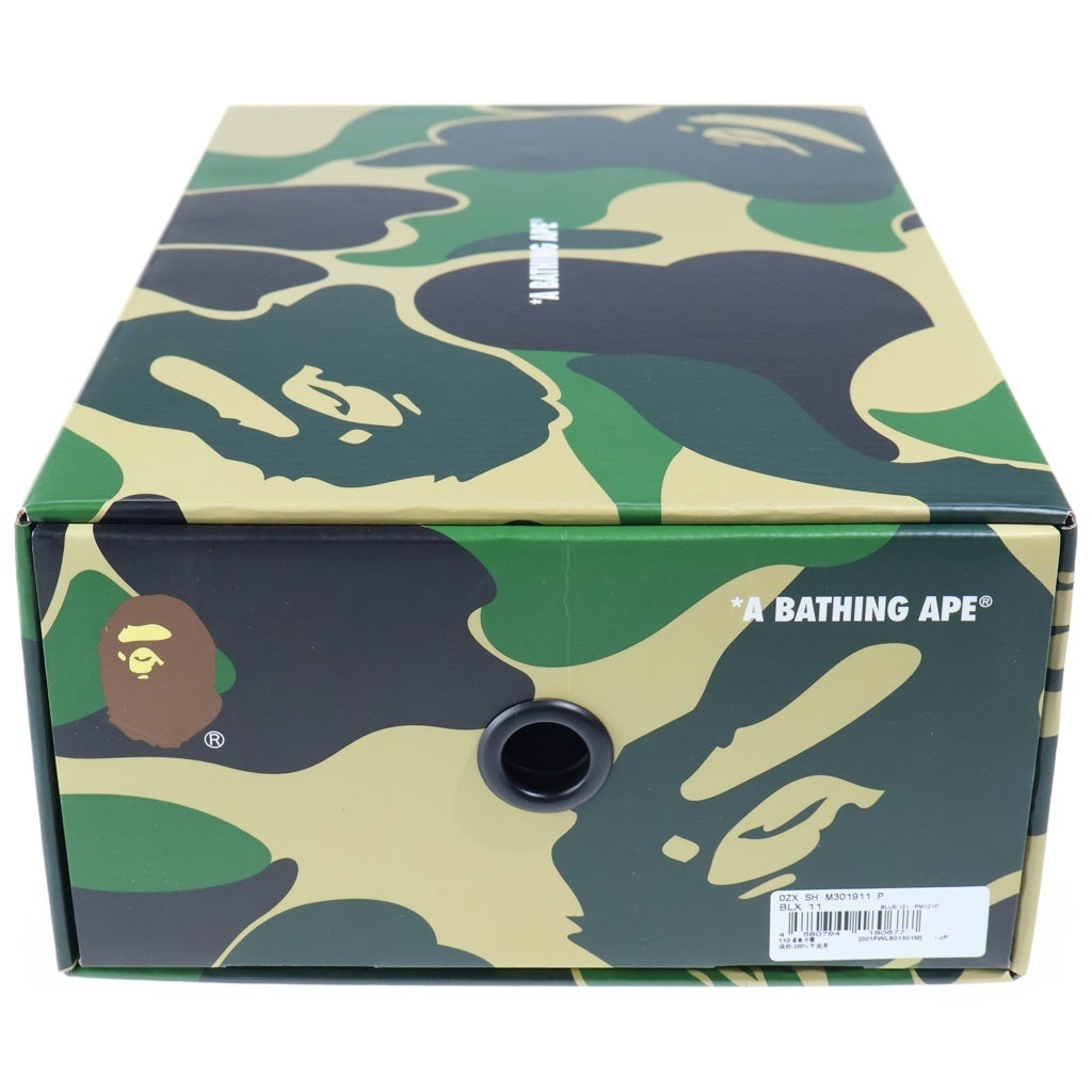 A BATHING APE(アベイシングエイプ) BAPE STA OS #1 M2 ベイプスタ パテントレザー ローカットスニーカー ターコイズ US11/29CM 001FWL801301M
