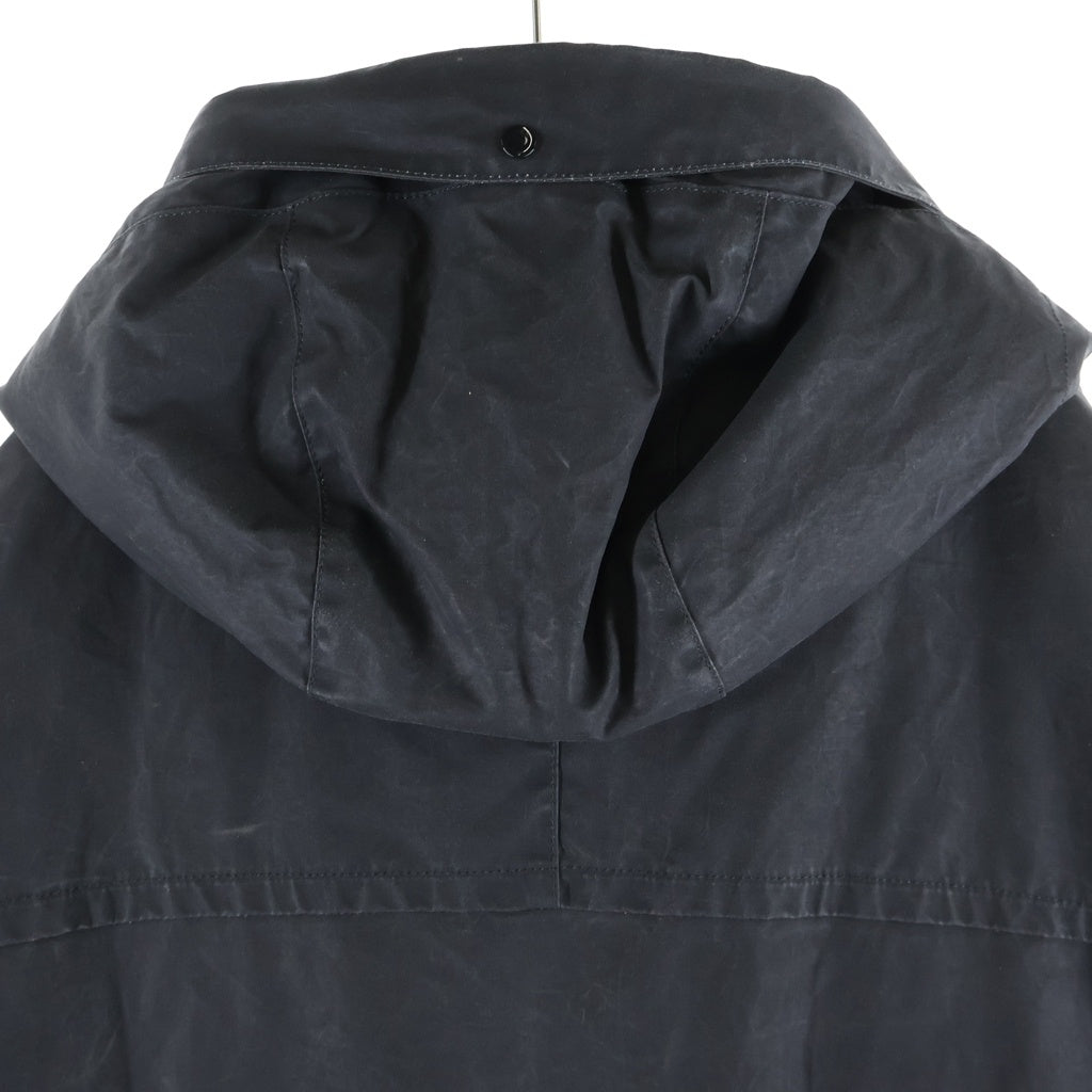 STONE ISLAND(ストーンアイランド) 22AW Zip Up Long Jacket ジップアップ ロング ジャケット ブラック 771970223