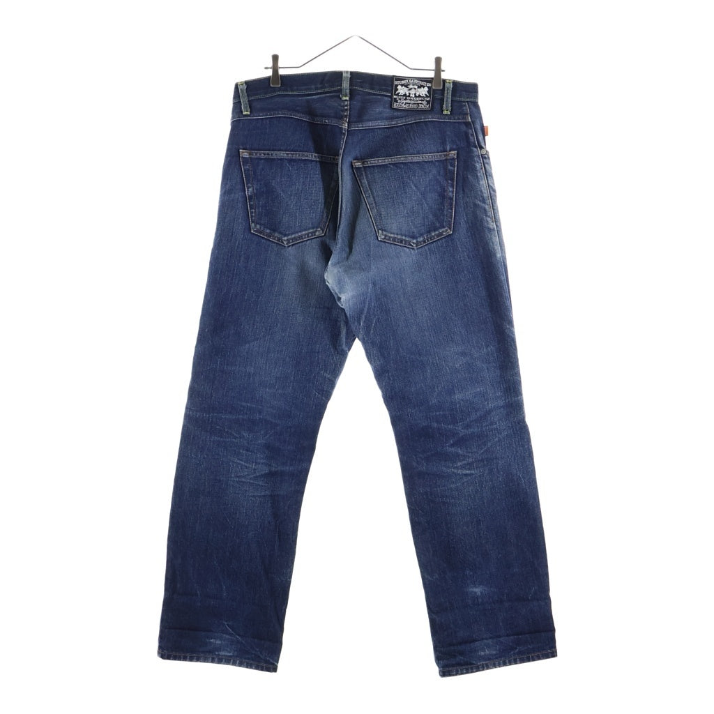 STUSSY(ステューシー) 90S‐00S OLD ROUGH and RUGGED ラフ アンド ラゲッド ボタンフライ ワイドストレート デニムパンツ ジーンズ インディゴ