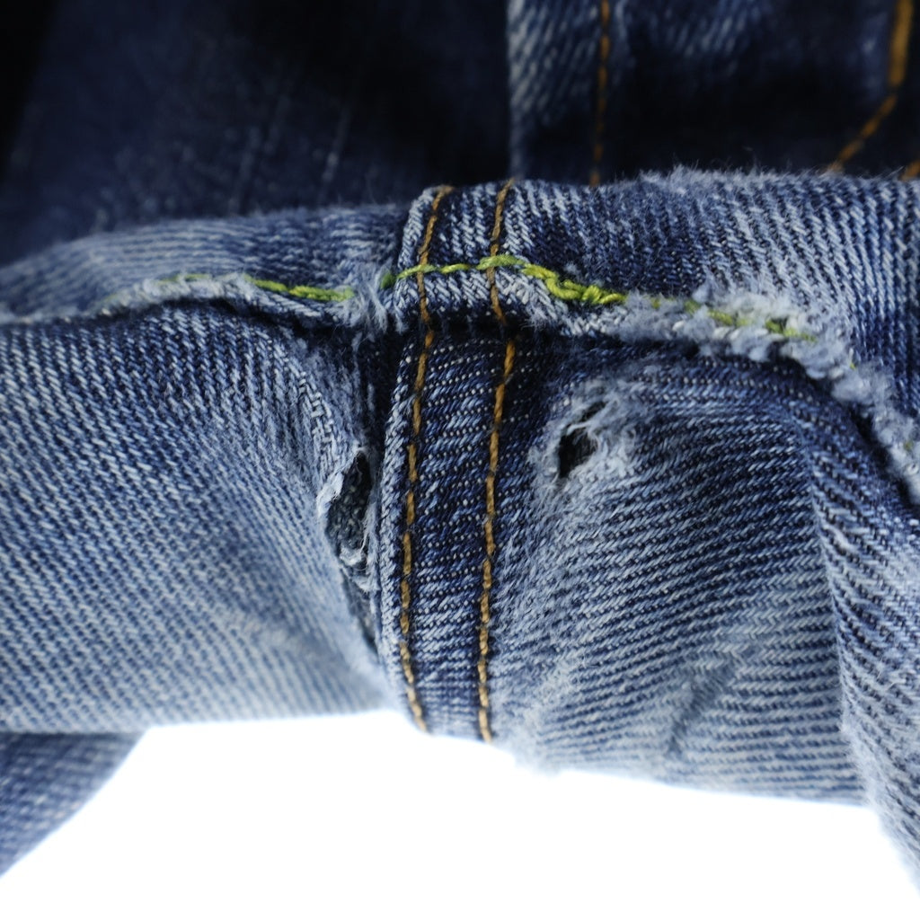 STUSSY(ステューシー) 90S‐00S OLD ROUGH and RUGGED ラフ アンド ラゲッド ボタンフライ ワイドストレート デニムパンツ ジーンズ インディゴ