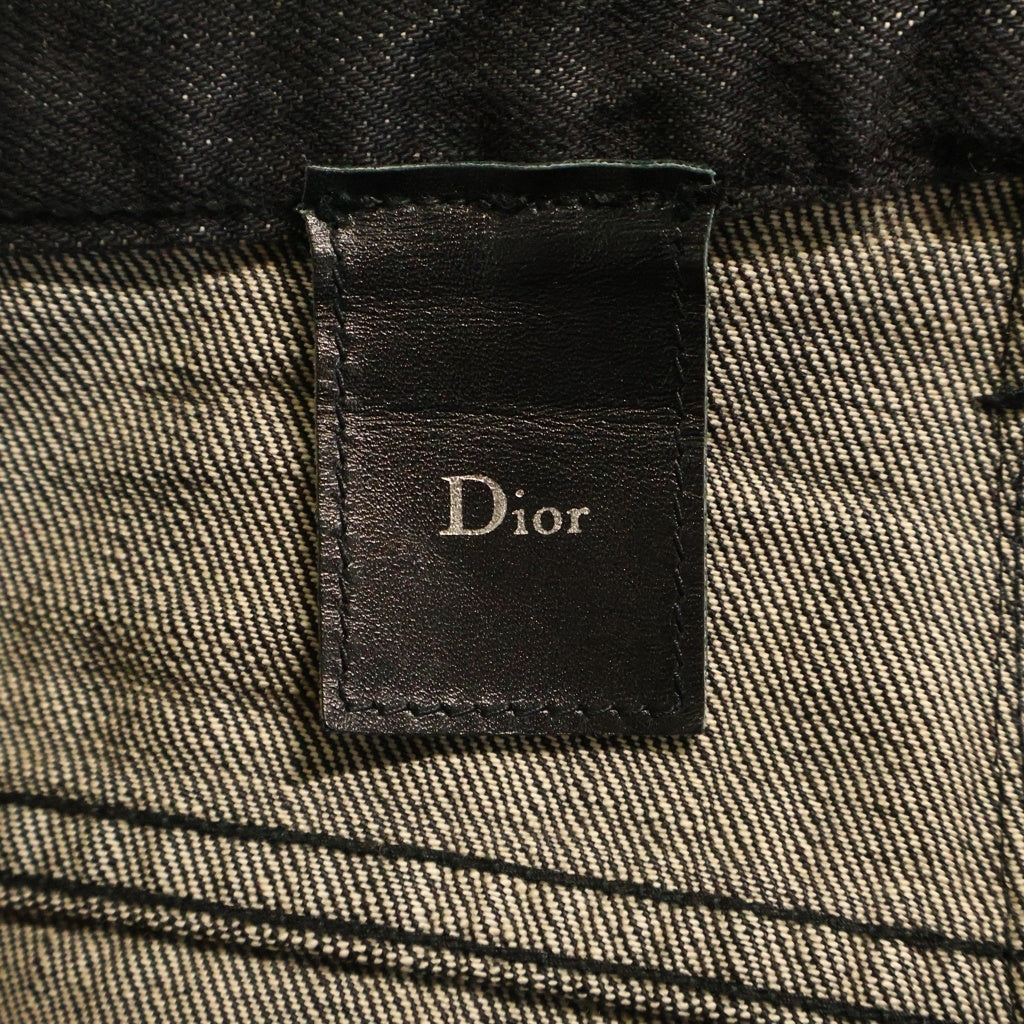 Dior HOMME(ディオールオム) 03AW Archive LUSTER期 エディ期 Claw Mark Denim Pants 爪痕 デニム パンツ ブラック