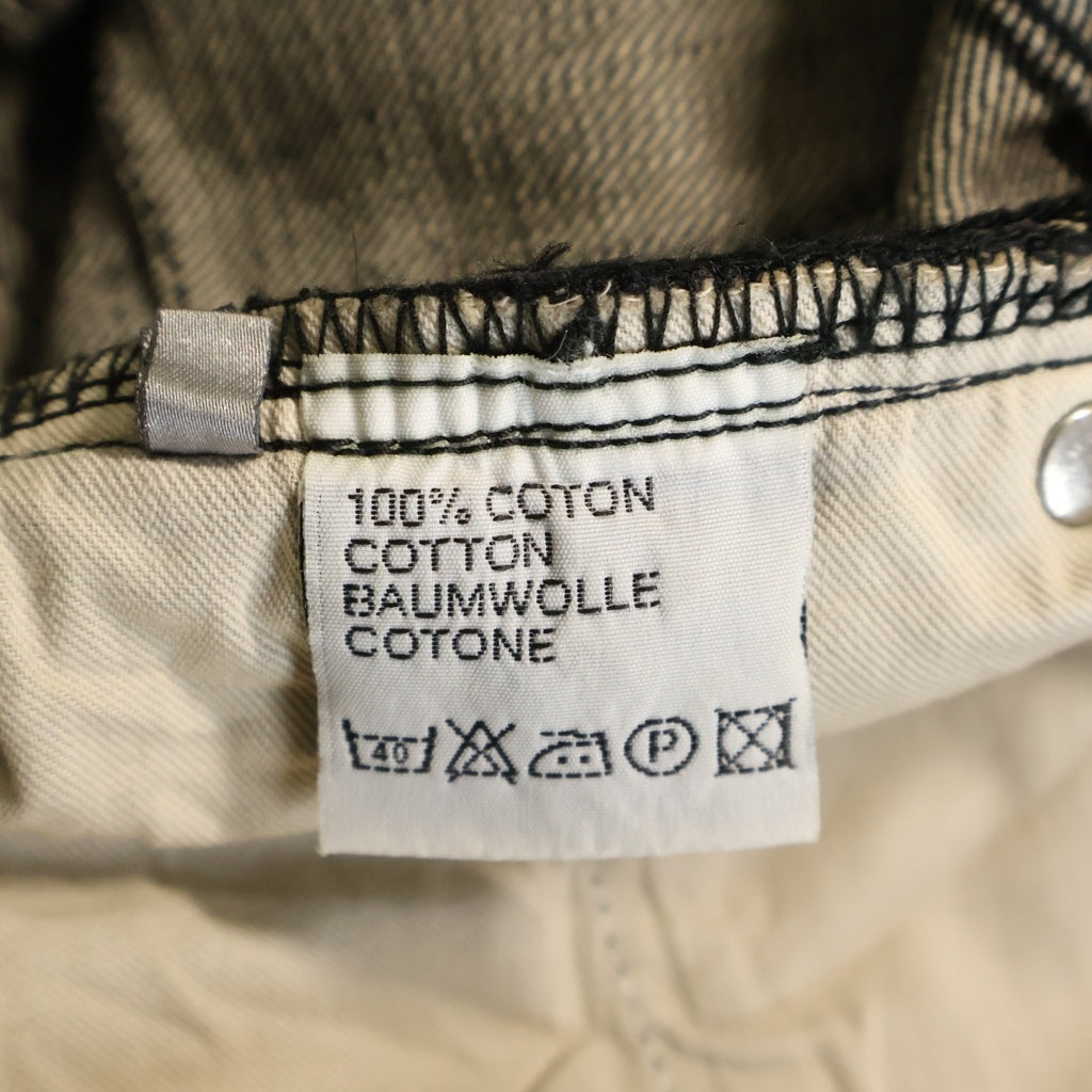 Dior HOMME(ディオールオム) 03AW Archive LUSTER期 エディ期 Claw Mark Denim Pants 爪痕 デニム パンツ ブラック