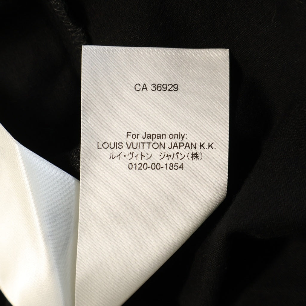LOUIS VUITTON(ルイヴィトン) 23AW ビーズエンブロイダード クルーネック 半袖Tシャツ カットソー ブラック RM232 NPG HPY86W