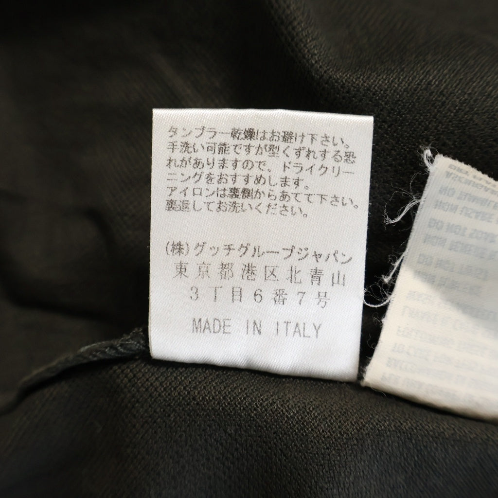 GUCCI(グッチ) 11SS シェリーライン コットン フロントポケット ポロシャツ ダークブラウン 283095 X3690
