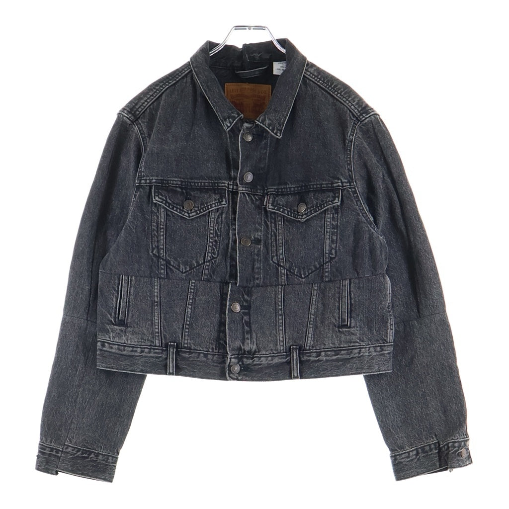 VETEMENTS(ヴェトモン) 17SS × Levi's Reworked Denim Jacket リーバイス 再構築 デニム ジャケット ブラック MSS17LE8