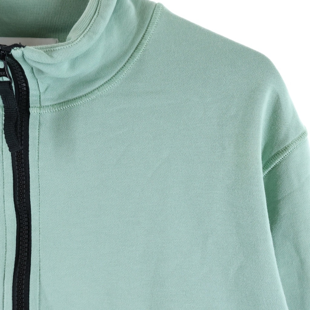 STONE ISLAND(ストーンアイランド) 24SS GARMENTDYED HALFZIP SWEAT ハーフジップ スウェット ミントグリーン 801561951 V0052