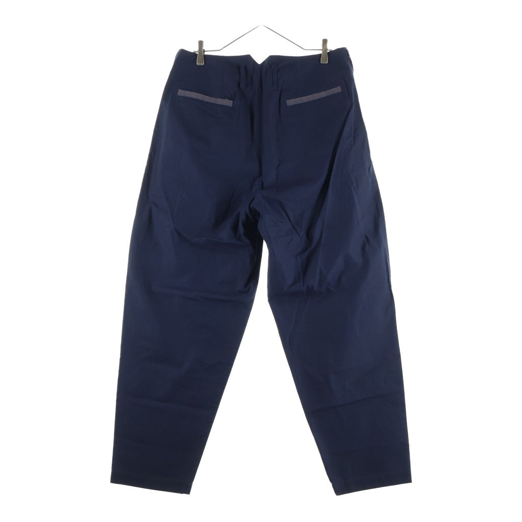 NO BRAND(ノーブランド) NICHOLAS DALEY 【ニコラスデイリー】 22SS PLEATED TROUSERS テーラードトラウザーズパンツ ネイビー PT2-C-NY