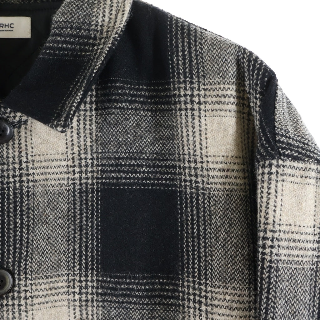 RON HERMAN(ロンハーマン) Wool Shirt Jacket 裏地キルティング ウールシャツジャケット グレー 3620400178
