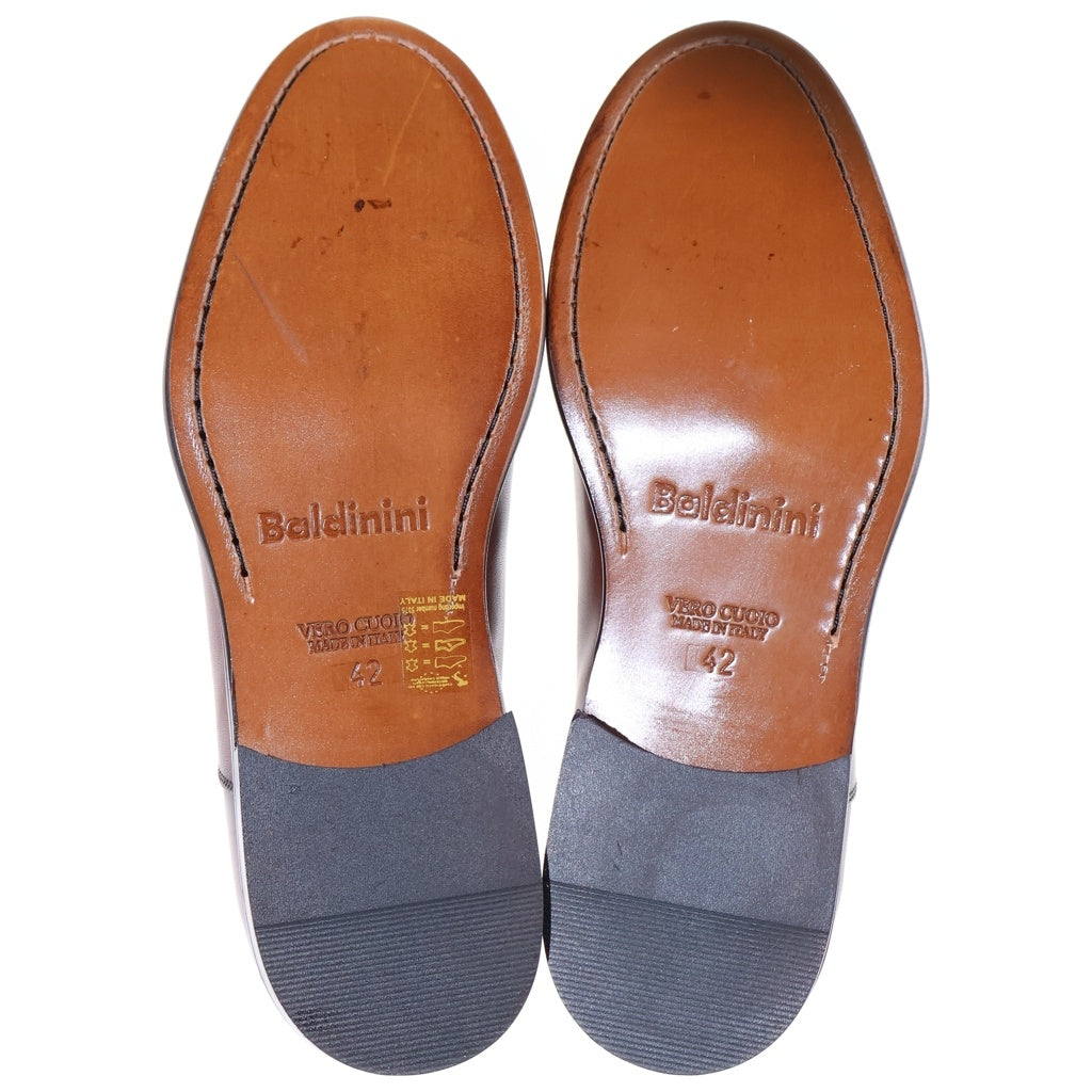 NO BRAND(ノーブランド) Baldinini【バルディニーニ】 2001 レザーローカットシューズ ドレスシューズ ブラウン