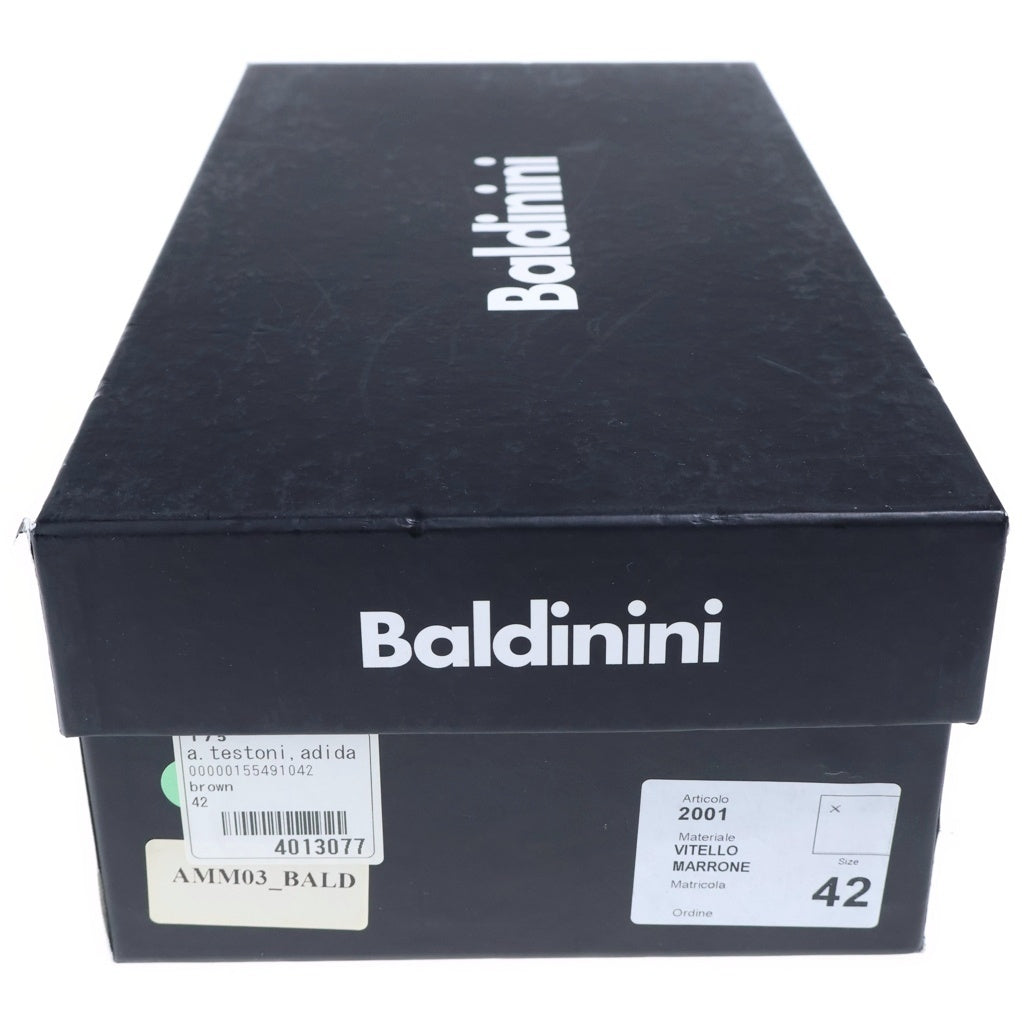 NO BRAND(ノーブランド) Baldinini【バルディニーニ】 2001 レザーローカットシューズ ドレスシューズ ブラウン