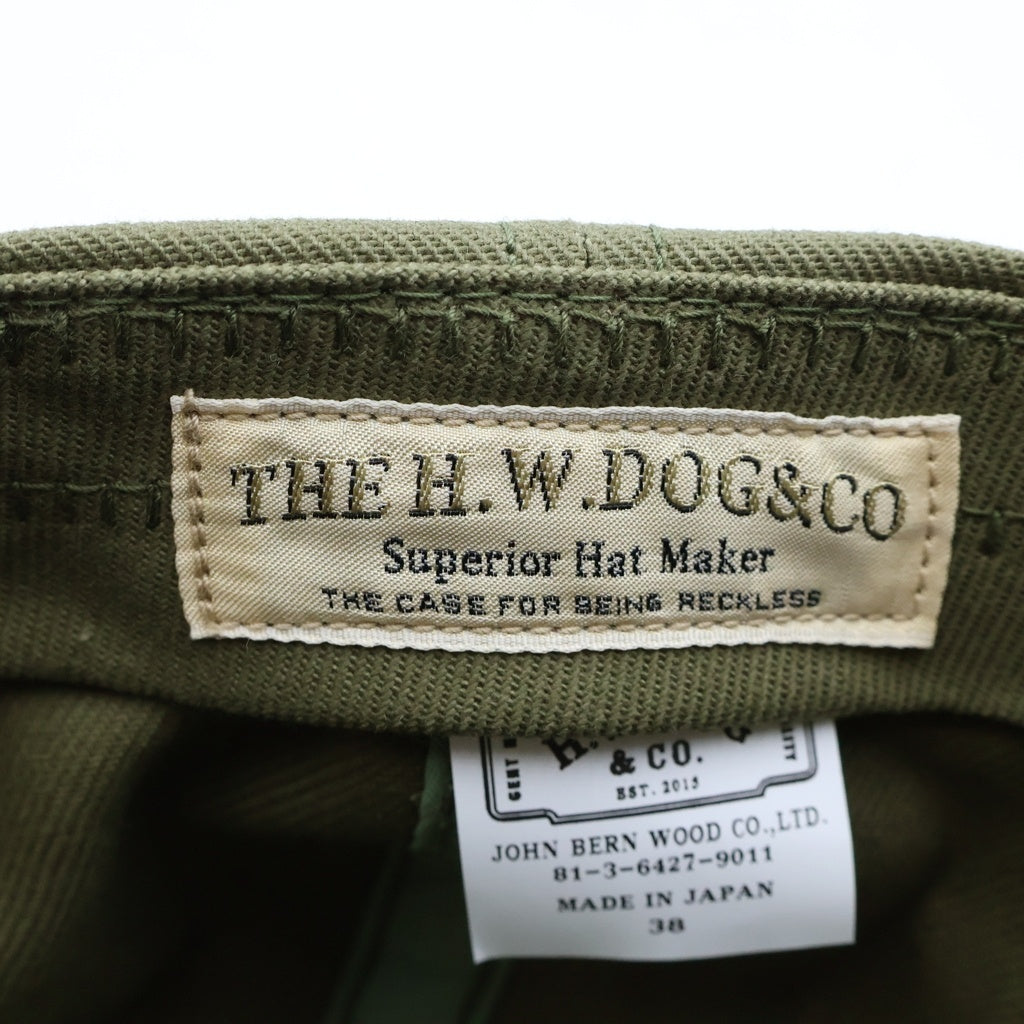 THE H.W.DOG&CO(ドッグアンドコー) TRUCKER CAP トラッカーキャップ 帽子 カーキ D-00004