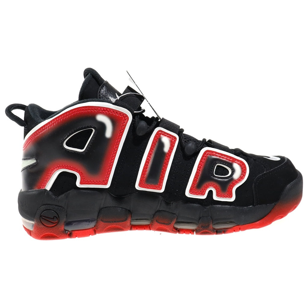 NIKE(ナイキ) AIR MORE UPTEMPO LASER CRIMSON エアモアアップテンポ レーザークリムゾン ミッドスニーカー US10/28cm ブラック/レッド CJ6129-001