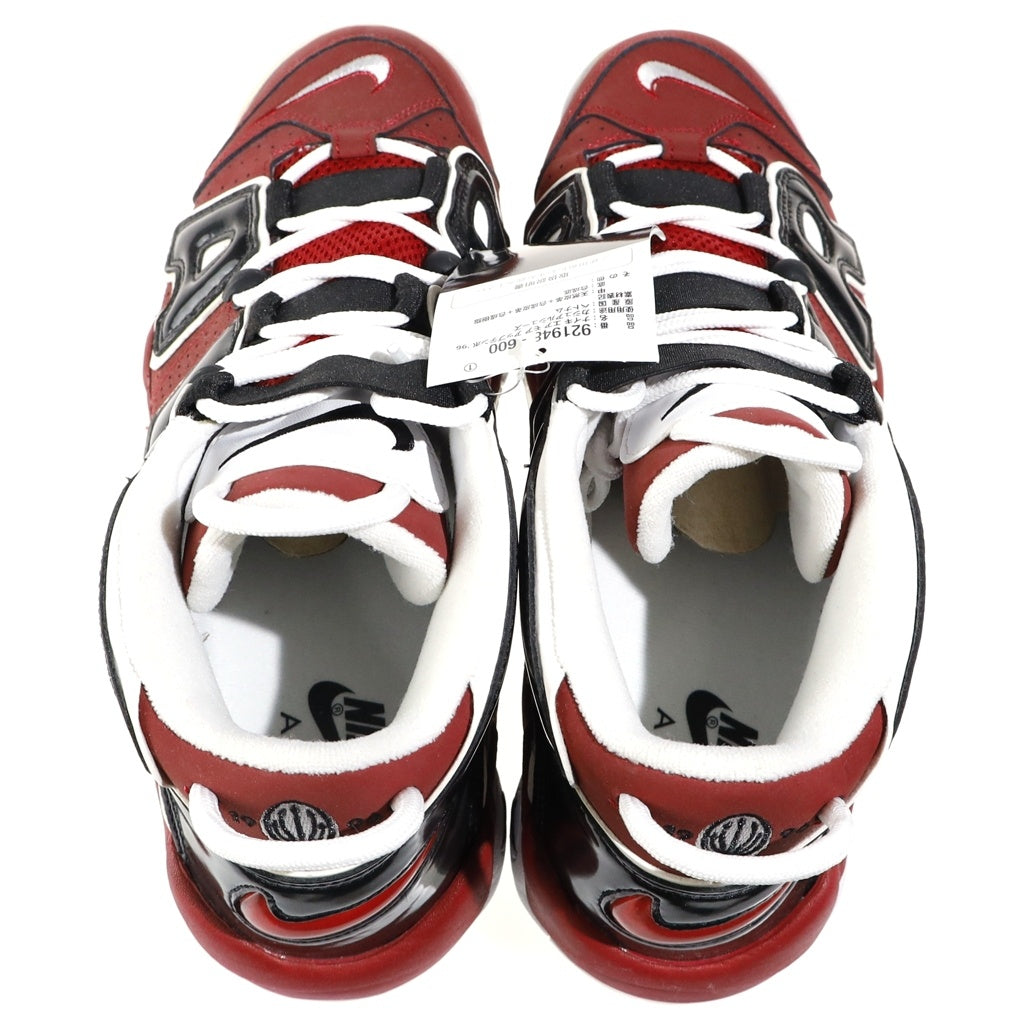 NIKE(ナイキ) IR MORE UPTEMPO BLACK AND VARSITY RED エア モアテン 96 ブラック アンド バーシティレッド ミッドカットスニーカー US10.5/28.5cm 921948-600